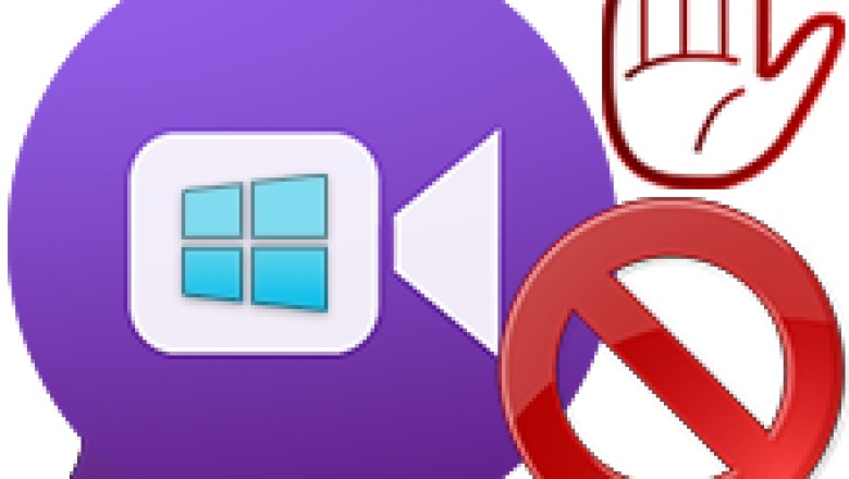 Görev çubuğunda sohbet ikonu olmasın