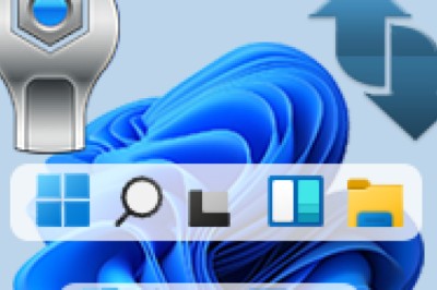 Windows 11'de Görev Çubuğu Simge boyutunu değiştir
